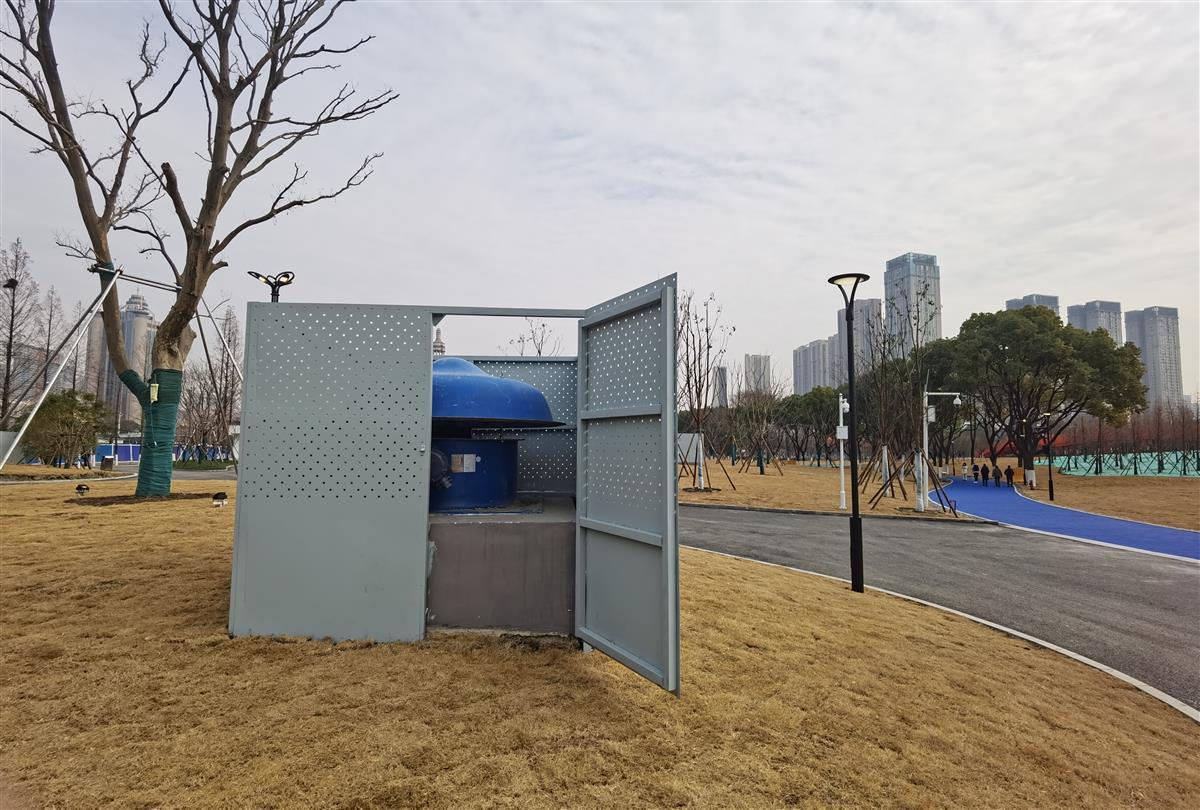 的三大cso(合流污水溢流)调蓄池之一——常青花园cso调蓄池率先建成