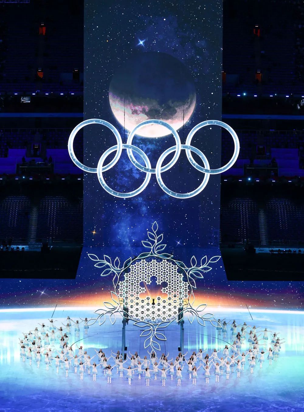 冬奥会开幕式精彩瞬间图片
