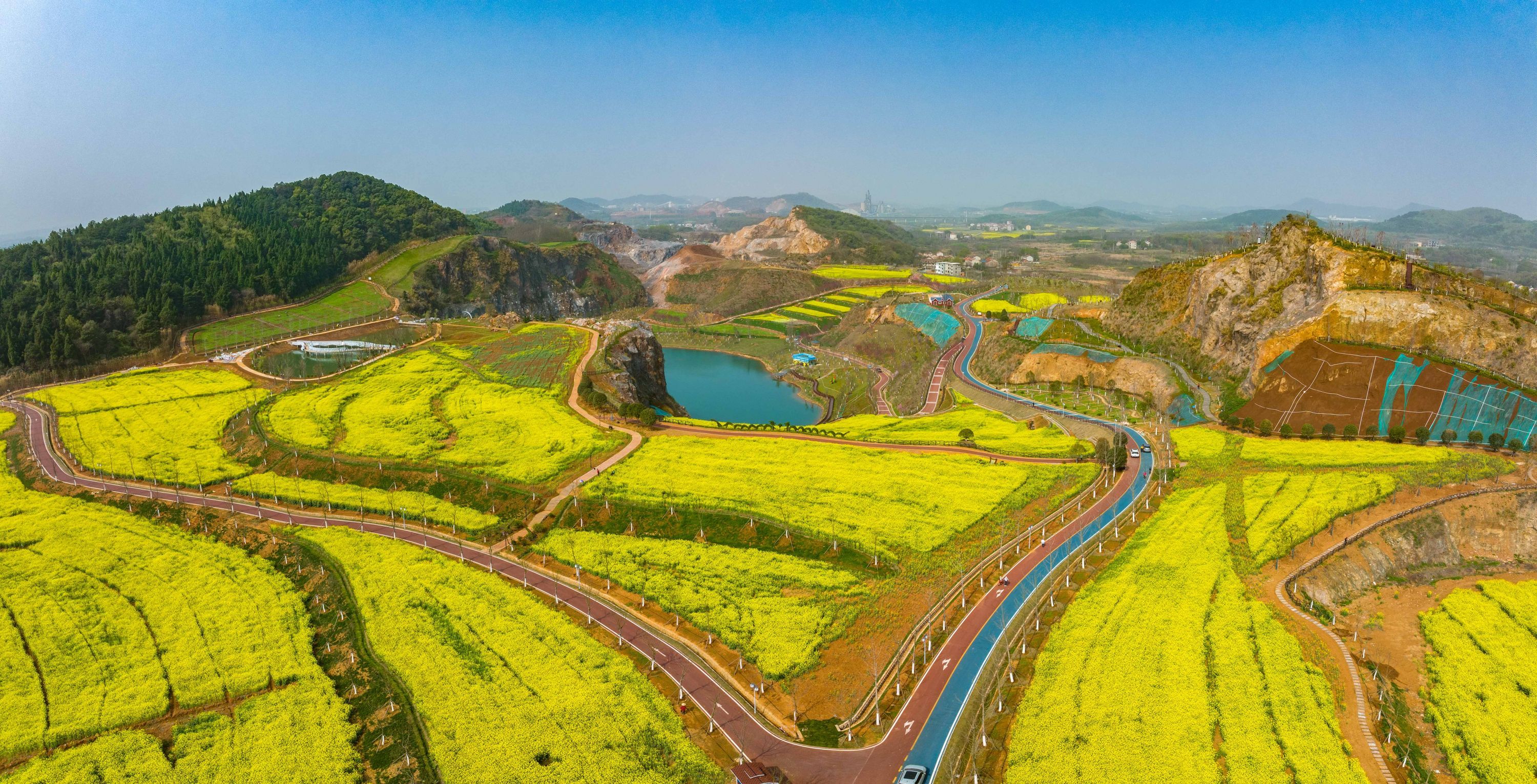 过去卖石头如今卖风景江夏灵山再现绿水青山就是金山银山