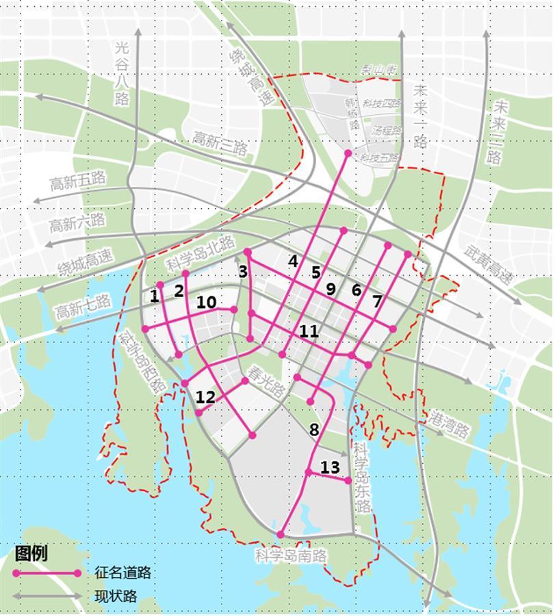 光谷科学岛规划示意图图片