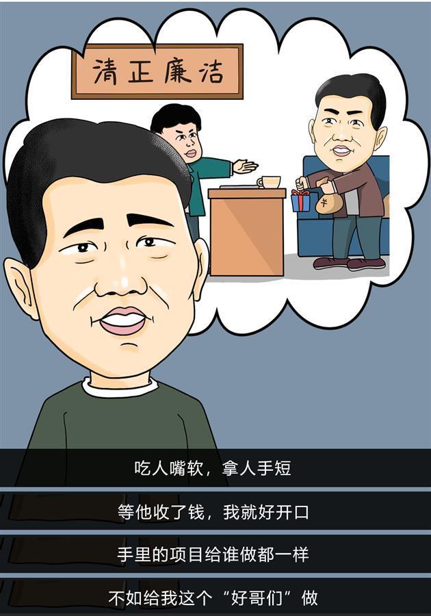 不法商人是这样围猎官员的省纪委监委漫画说廉敲警钟