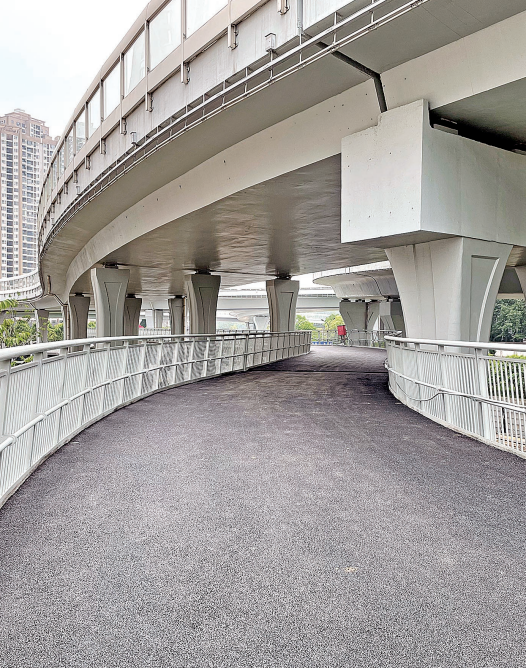 张公堤绿道姑嫂树断点6月开通周边居民跑步锻炼可畅行