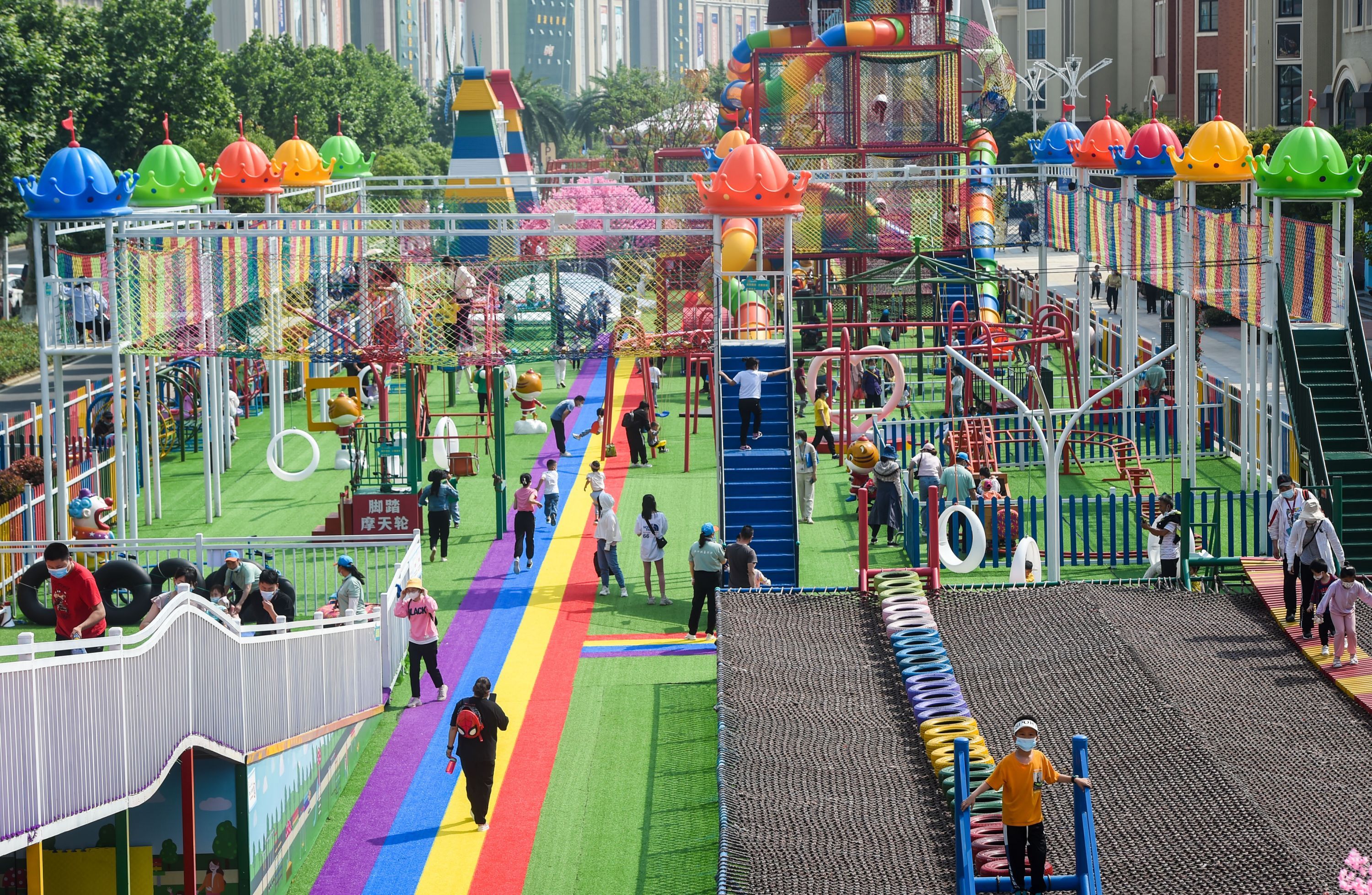 七彩乐园欢乐多遛娃宝地又1