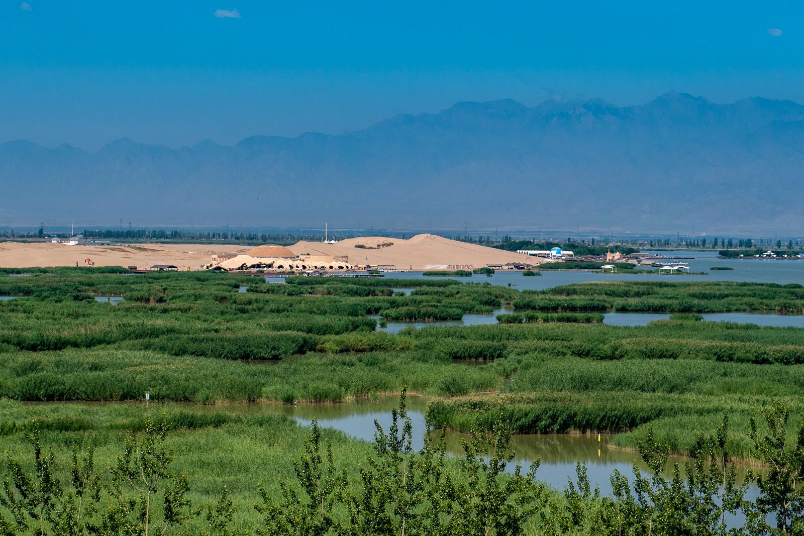 中国有约水沙一色沙湖美流连忘返不思归