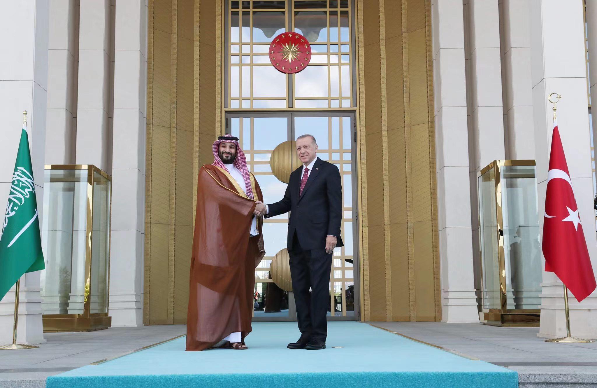 土耳其总统与沙特王储举行会晤