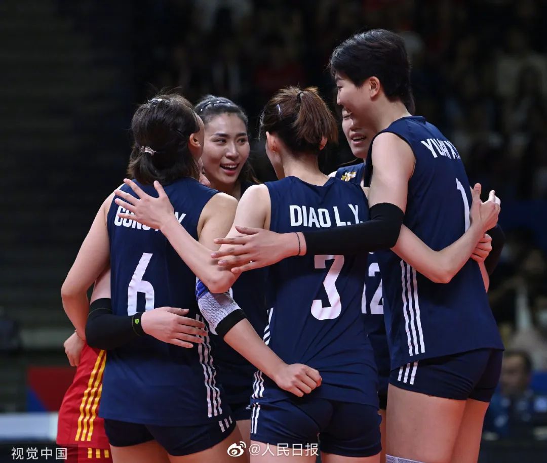 姑娘们好样的中国女排三连胜