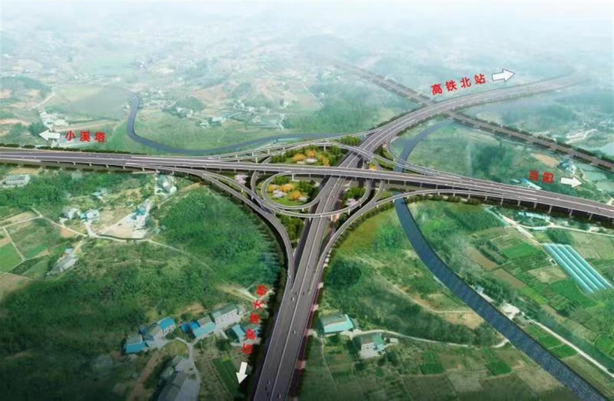 宜昌小鸦路节点互通工程开工将快速路网延伸引入宜昌北站