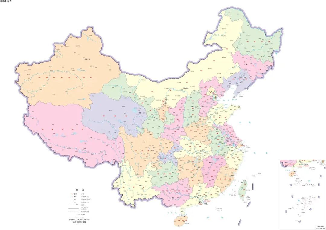 新版中国地图高清1080图片