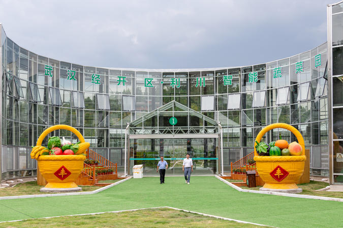 组图利川鸟瞰智能蔬菜园展望现代农业示范样