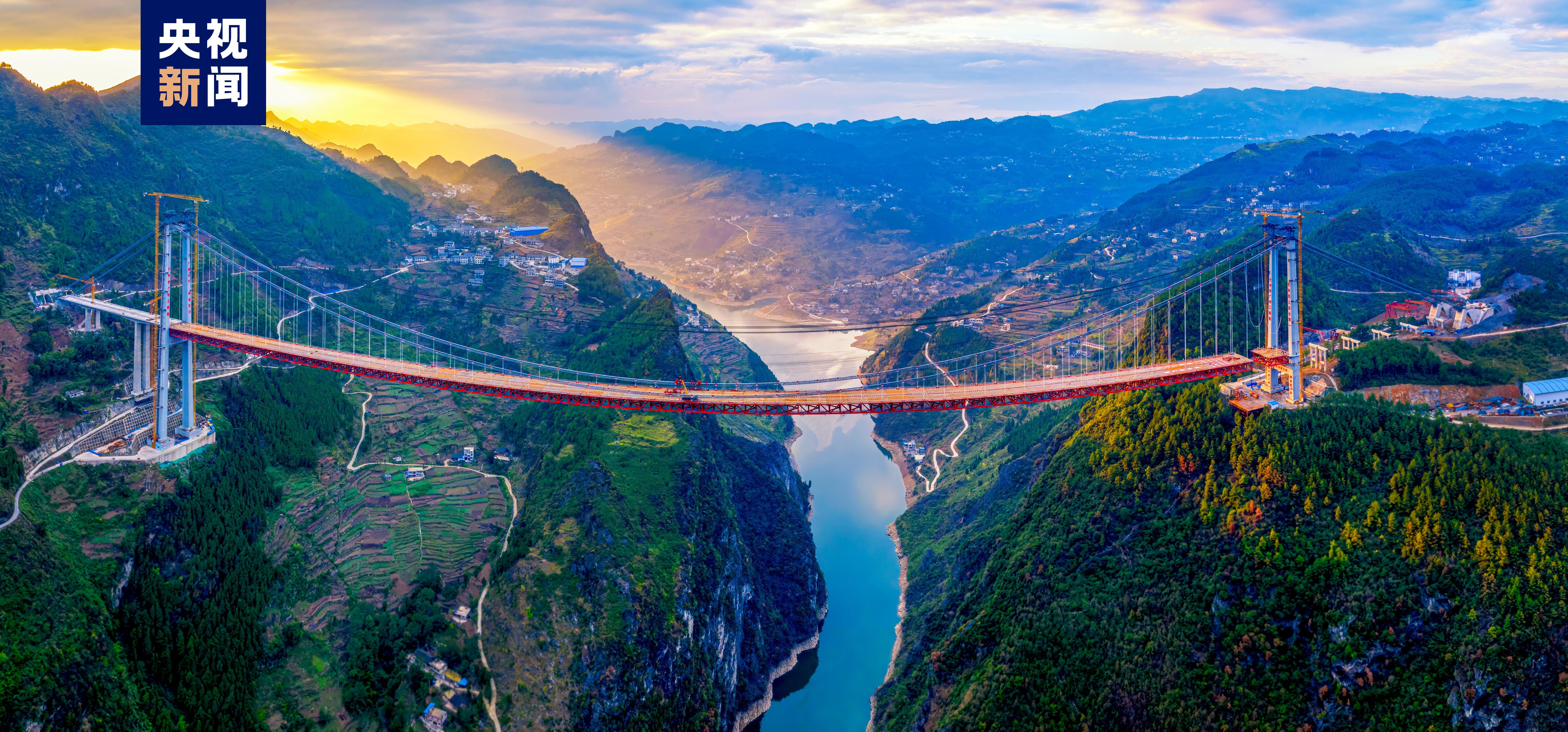 金仁桐高速桐梓河特大桥成功合龙-荆楚网-湖北日报网