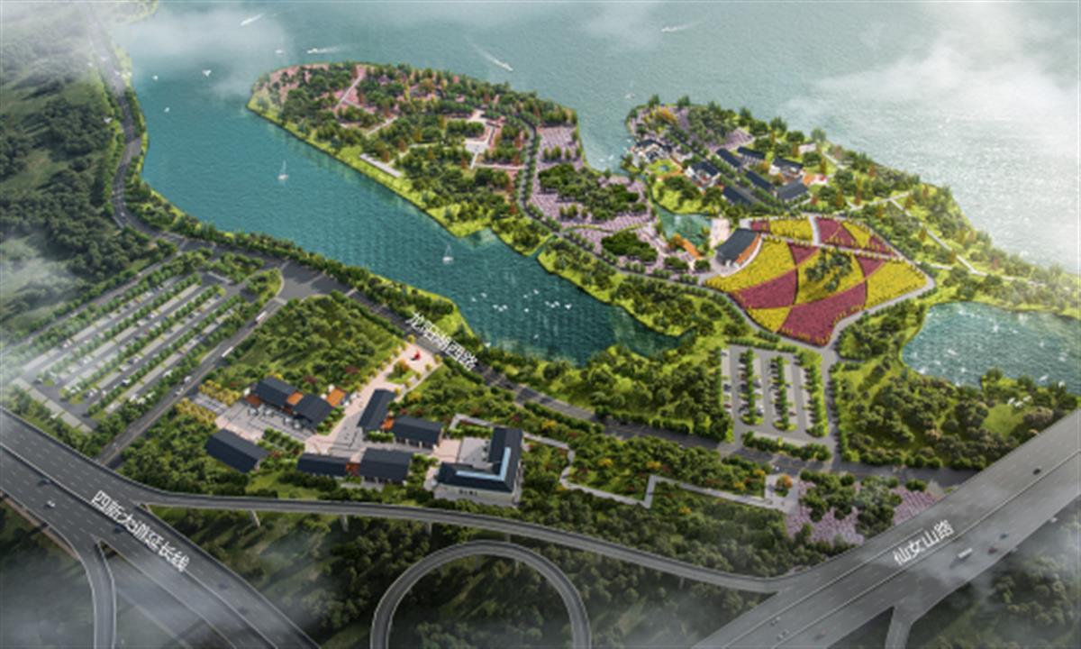 汉阳市政中标龙阳湖岸线整治及景观提升工程将打造5个休闲主题园区