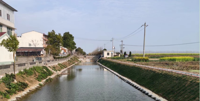 石首市南口镇管家铺村泥巴沟变幸福渠