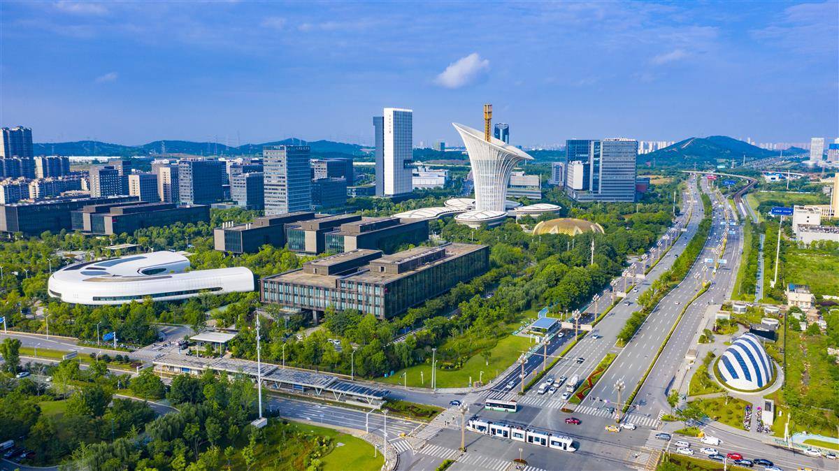 光谷航拍大景图