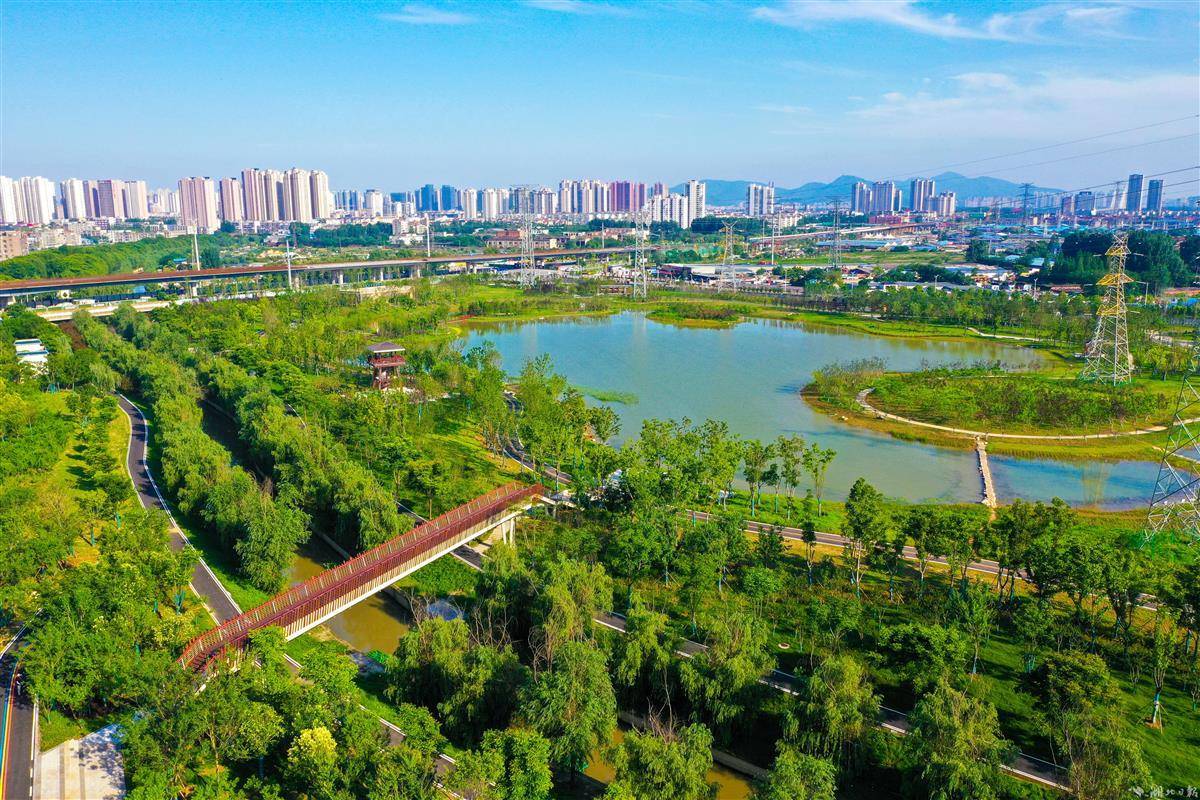 襄阳最大海绵城市公园建成
