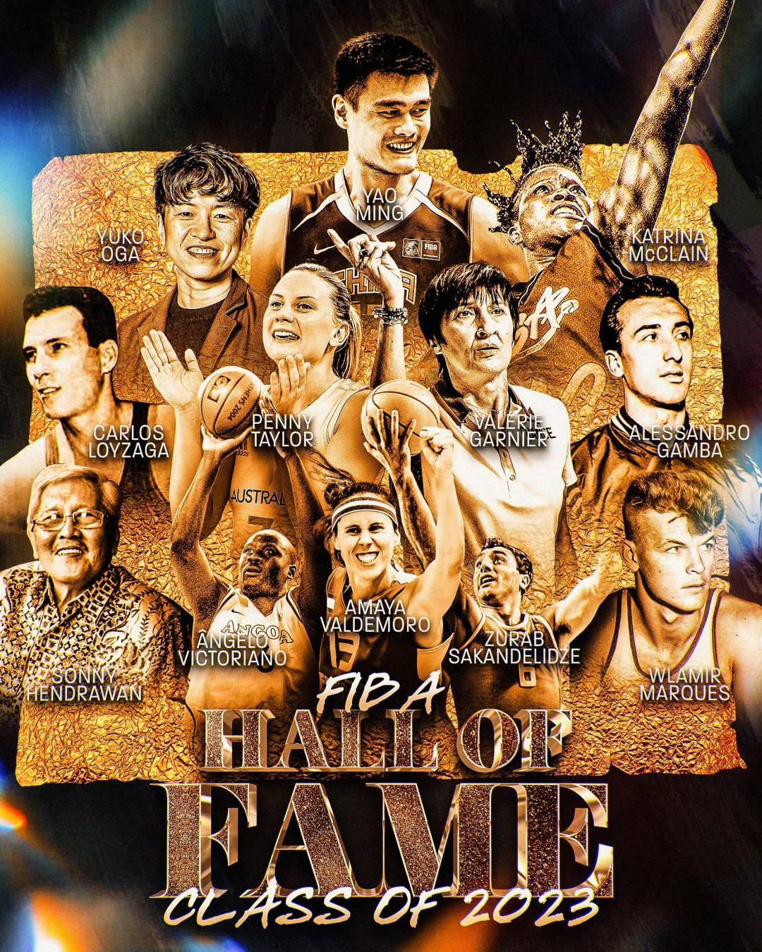 姚明入选2023届国际篮联篮球名人堂