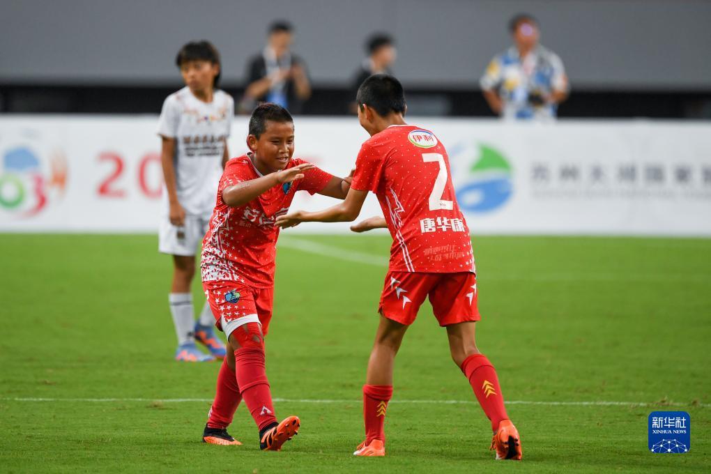 第三届小学生足球大会u12总决赛中国足球小将队夺冠