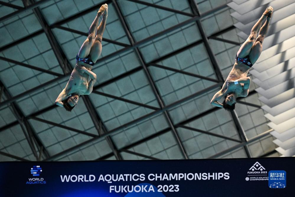 游泳世锦赛男子双人3米板决赛龙道一王宗源夺冠