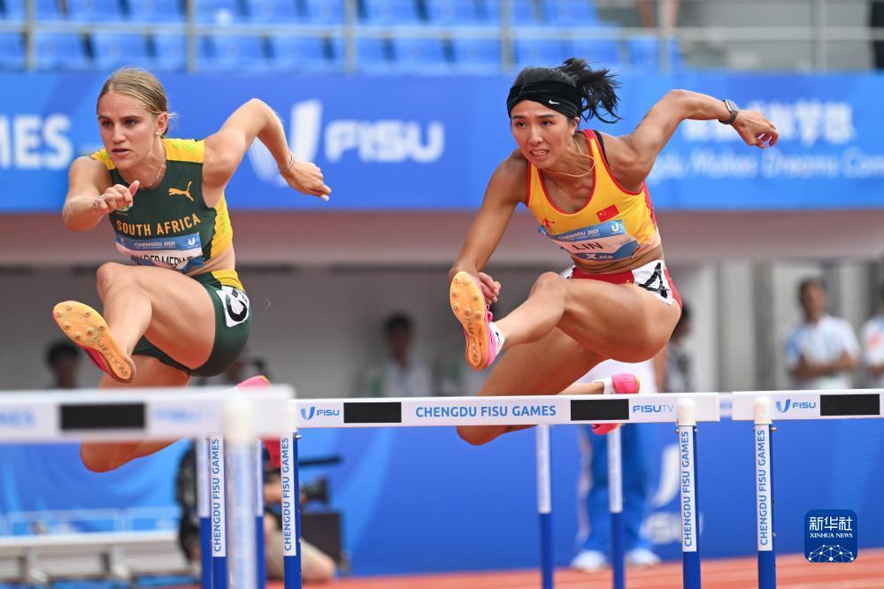 成都大运会田径女子100米跨栏预赛赛况