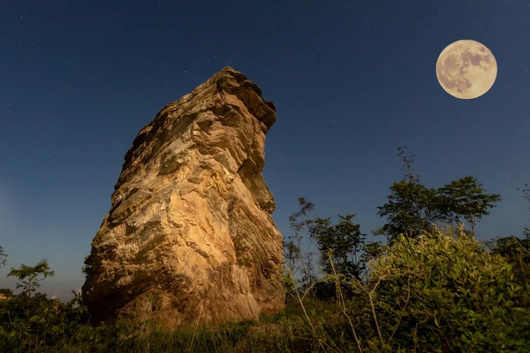 随县皓月当空一起欣赏超级月亮