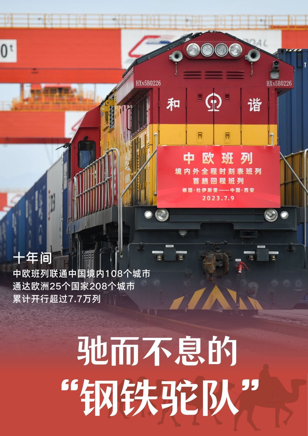 10年来随着"一带一路"倡议不断深入人心中国与共建"一带一路"国家的