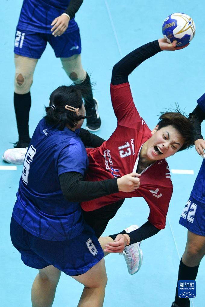 手球全国女子锦标赛江苏队晋级四强