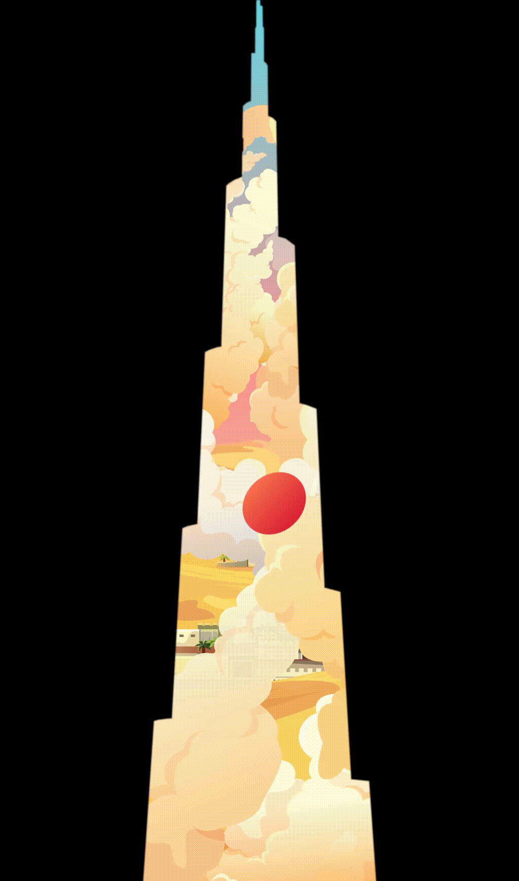 划重点抢先看总台龙年新春灯光秀即将点亮世界最高楼