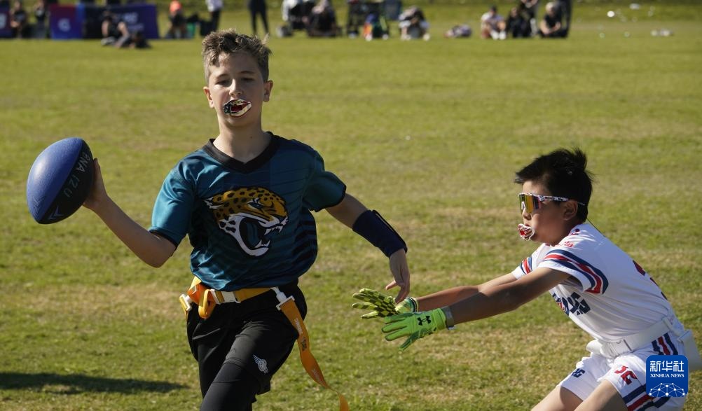腰旗橄榄球——青少年国际锦标赛在美国奥兰多举行