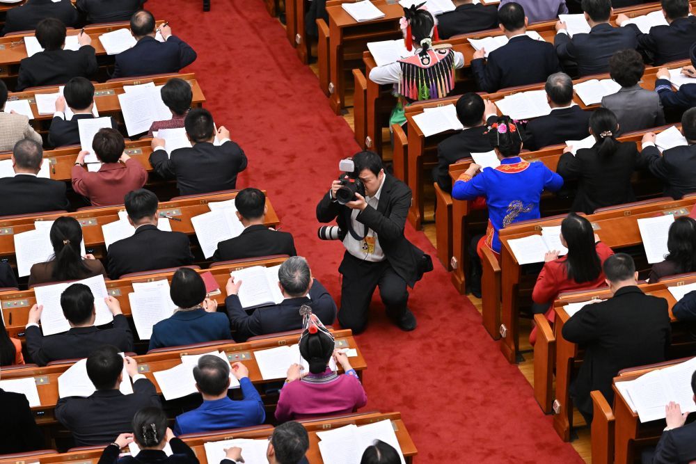 独家视角国家摄影队带你走进两会会场