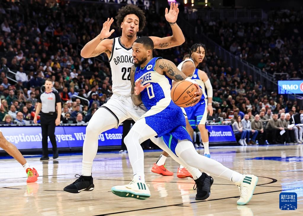 nba常规赛雄鹿胜篮网