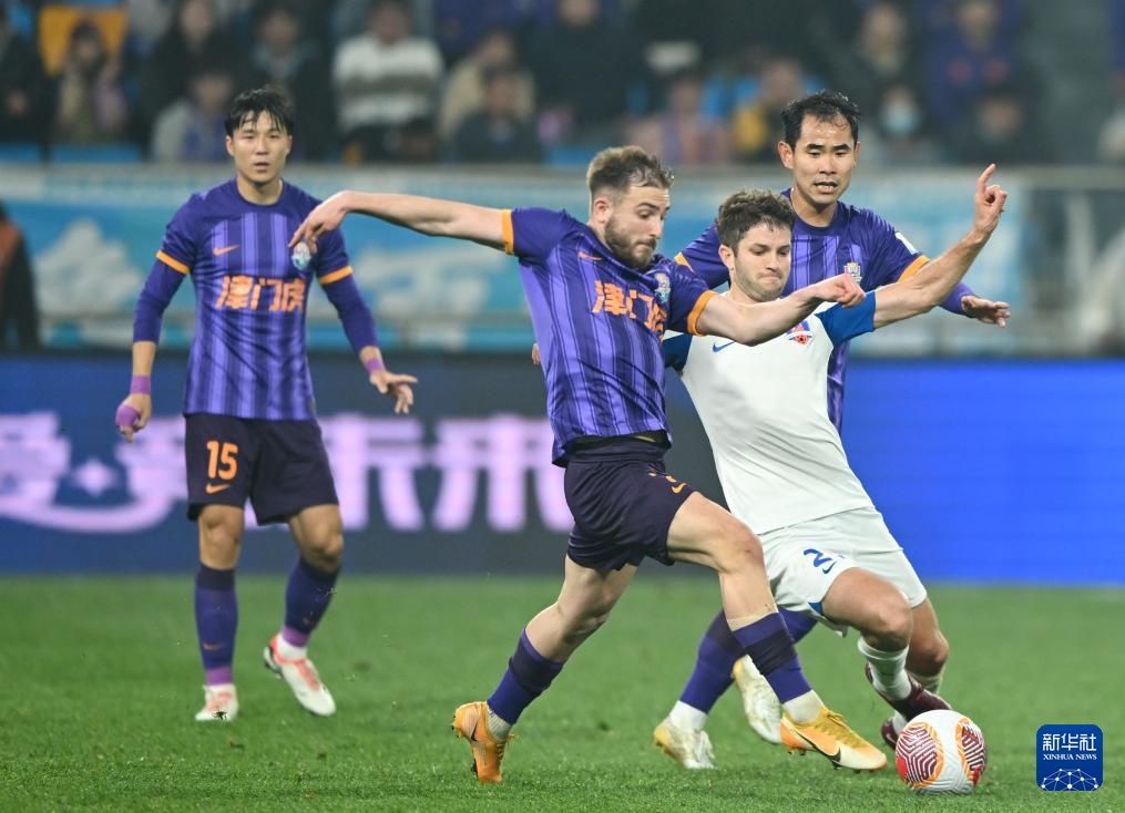 足球中超天津津门虎平梅州客家