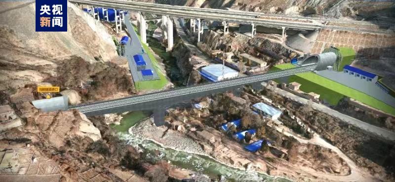 西成铁路隆务河大桥工程正式开工