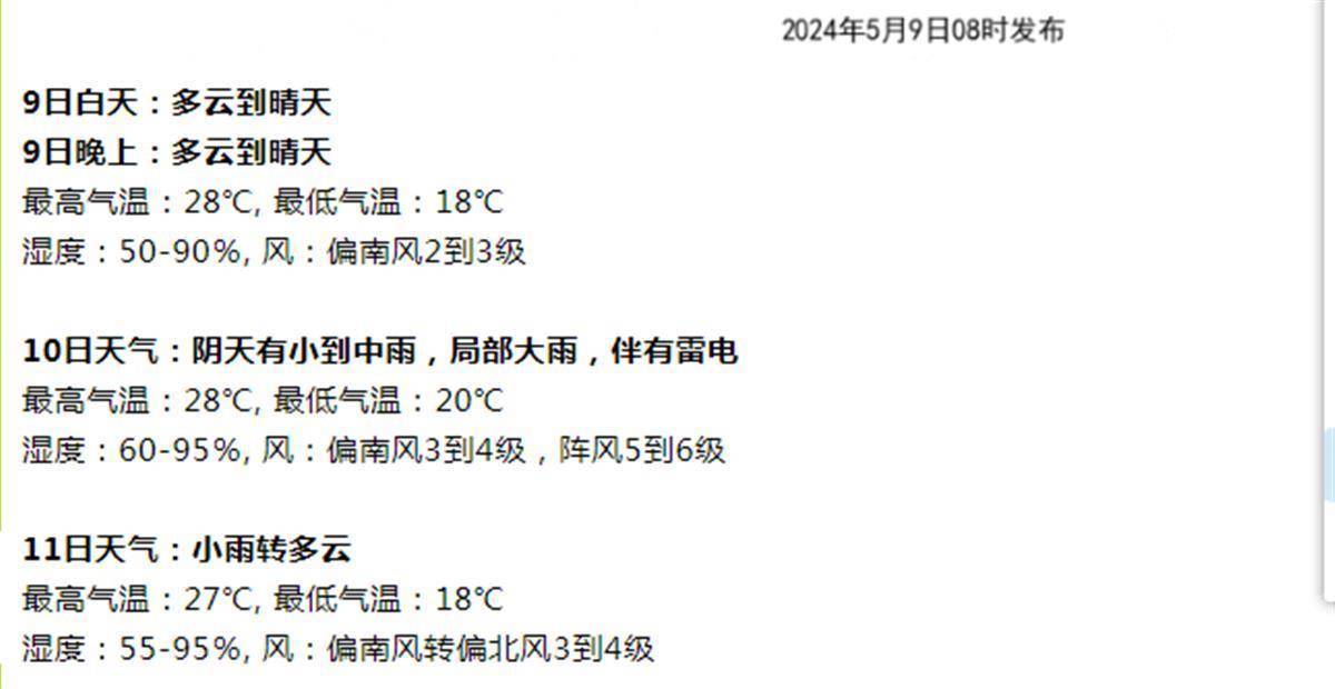 武汉市晴天余额不足,雨水即将登场!