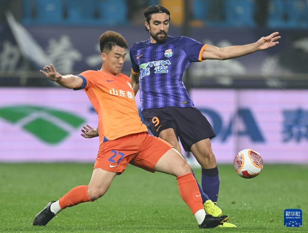 足球——中超:天津津门虎平山东泰山