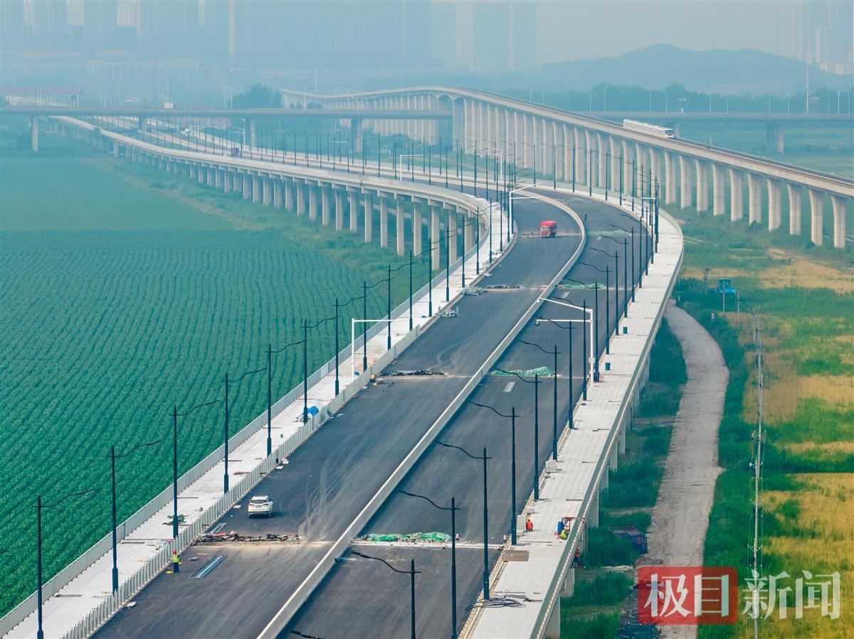 左岸大道高架桥段图片