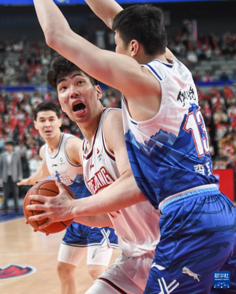 篮球——cba季后赛:新疆伊力特不敌浙江稠州金租-荆楚