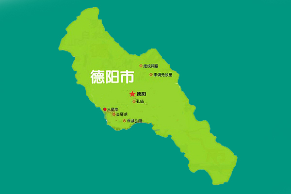 德阳市区地图高清版图片
