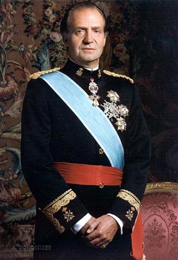 西班牙国王胡安·卡洛斯一世宣布让位给费利佩