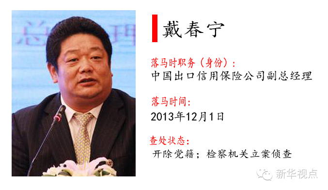 十八大以来55个大老虎落马副国级以上3人