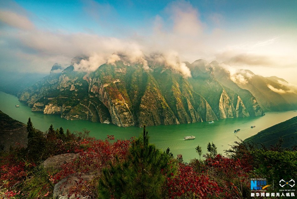 航拍长江三峡:峡中奇峡 景中绝景(组图)