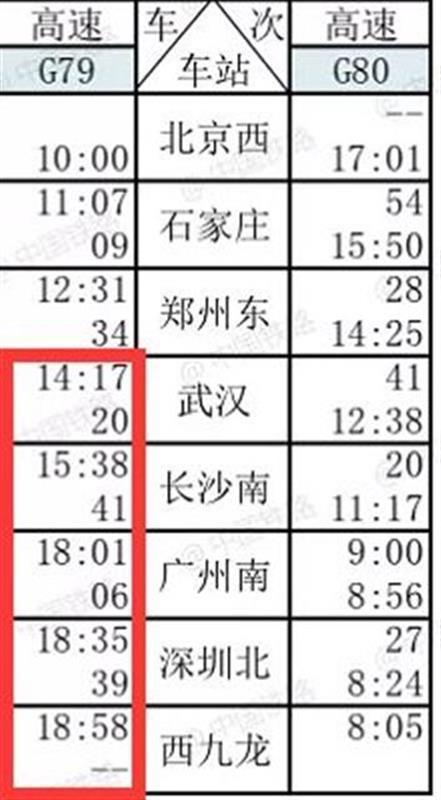 定了!武汉至香港高铁票10日8时开售 票价678.