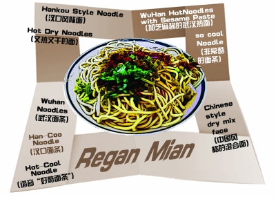 台湾教授:武汉热干面英译应统一为reganmian(图)