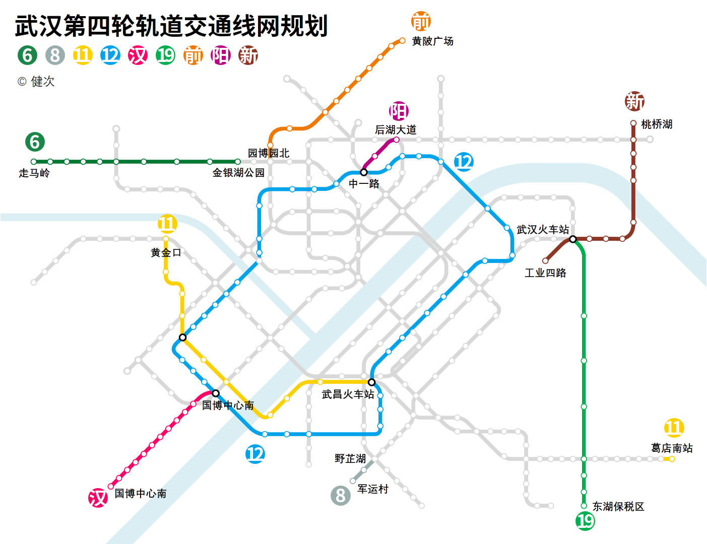 武漢地鐵10號線取消,此前已有這幾條線取消…最新規劃出爐,快看經過你