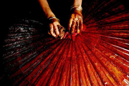 古法天成油纸伞 武汉百年老字号